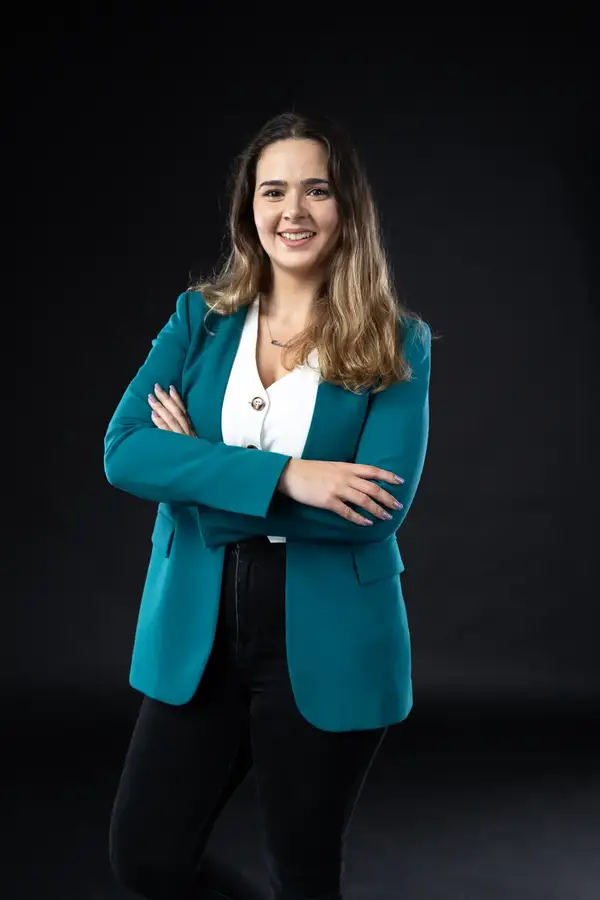 Catarina Dória no estúdio